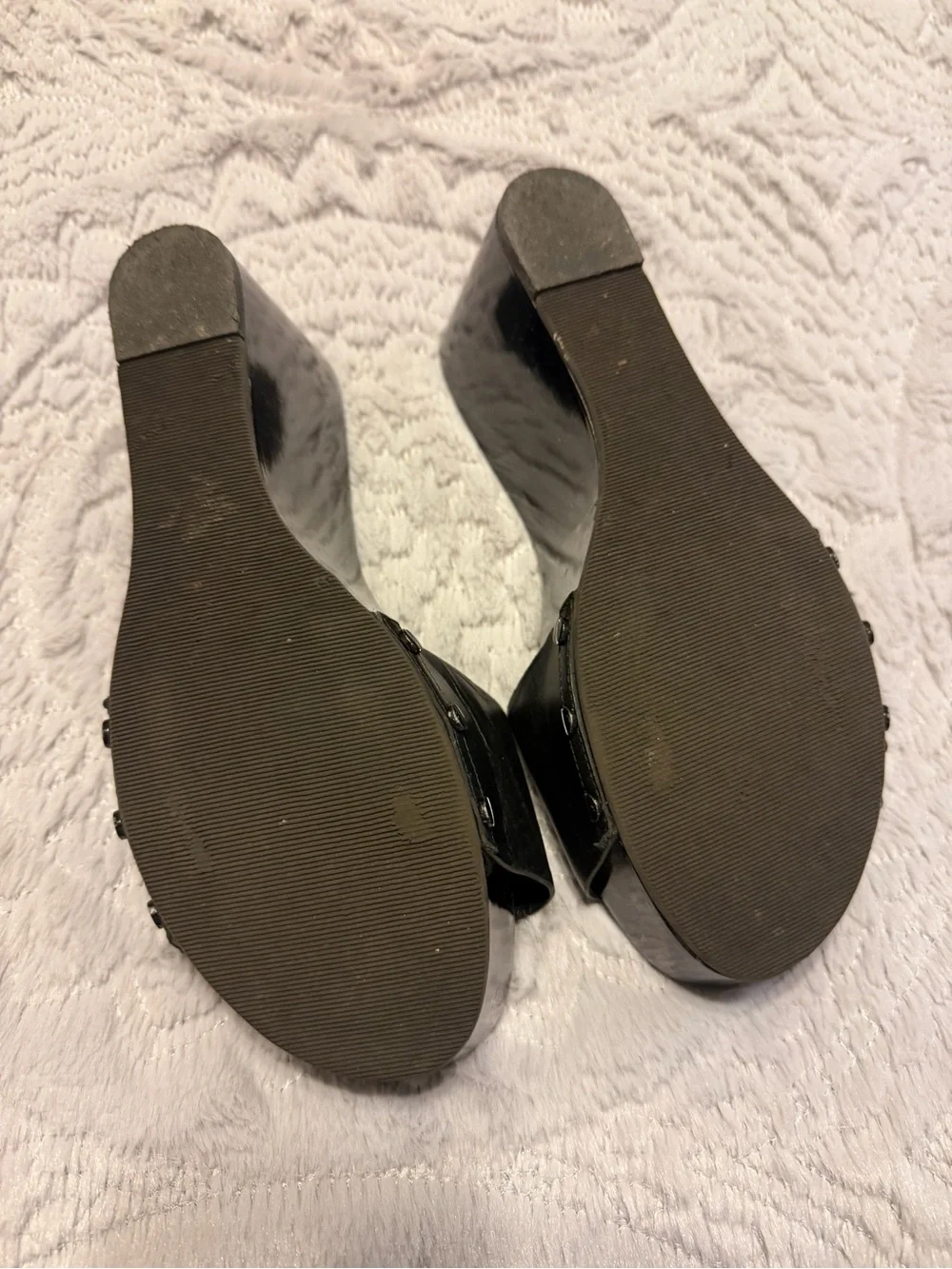 Tory Burch Black Logo Slide Mules
